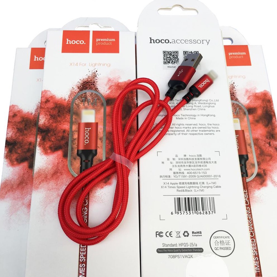 Cáp sạc HOCO X14 cho điện thoại IP , Pin Dự Phòng , Tai nghe Bluetooth