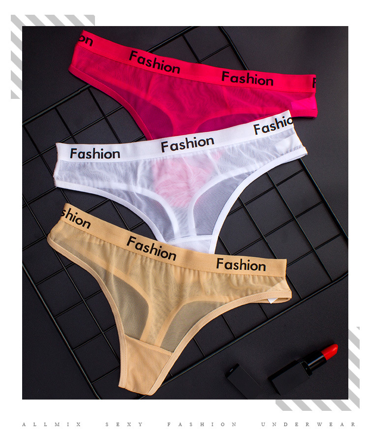 Đồ lót lưới sexy thoáng khí thể thao eo thấp nhanh khô quần lót nữ liền mạch quần lót nữ một mảnh Quần lót | BigBuy360 - bigbuy360.vn