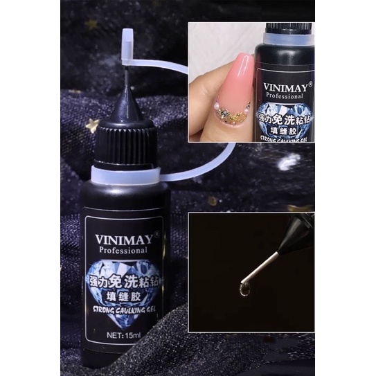 Gel up móng đính đá Vinimay Đa Năng gel đính đá nail siêu chắc 10ml