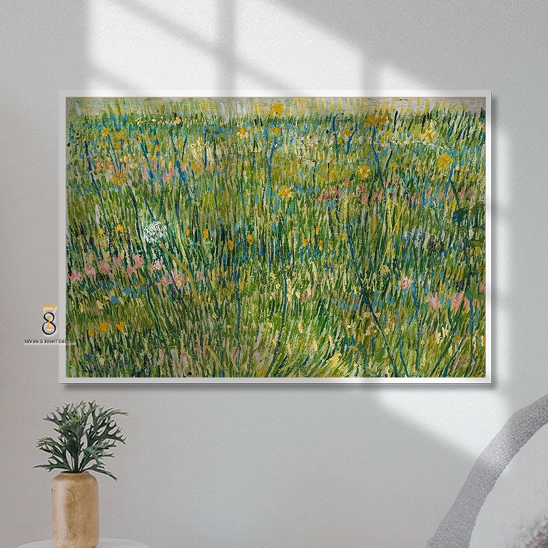 Tranh In Canvas | Tranh Danh Hoạ Van Gogh 1FHARTI004 | Tranh Căng Khung Cao Cấp | Tặng Kèm Đinh Đa Năng