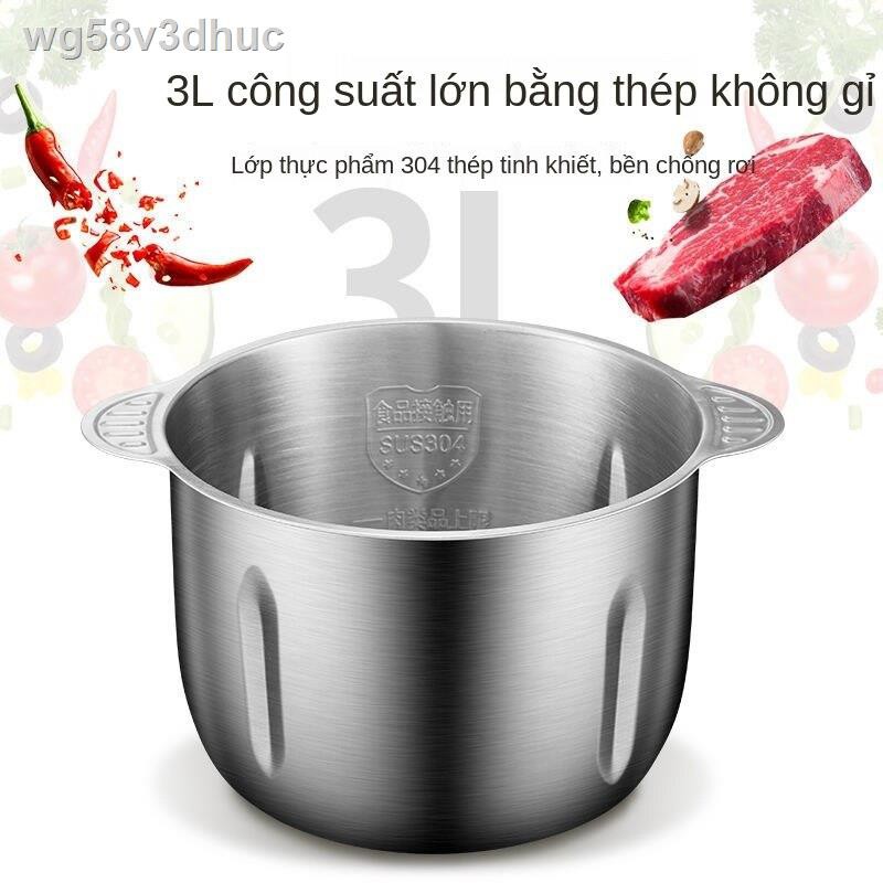 [hàng mới]Máy xay thịt công suất lớn bằng thép không gỉ 3L lít thương hiệu Airmate nhồi đa chức năng điện gia dụng nấu ă