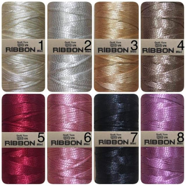 Sợi Ribbon mini 100g