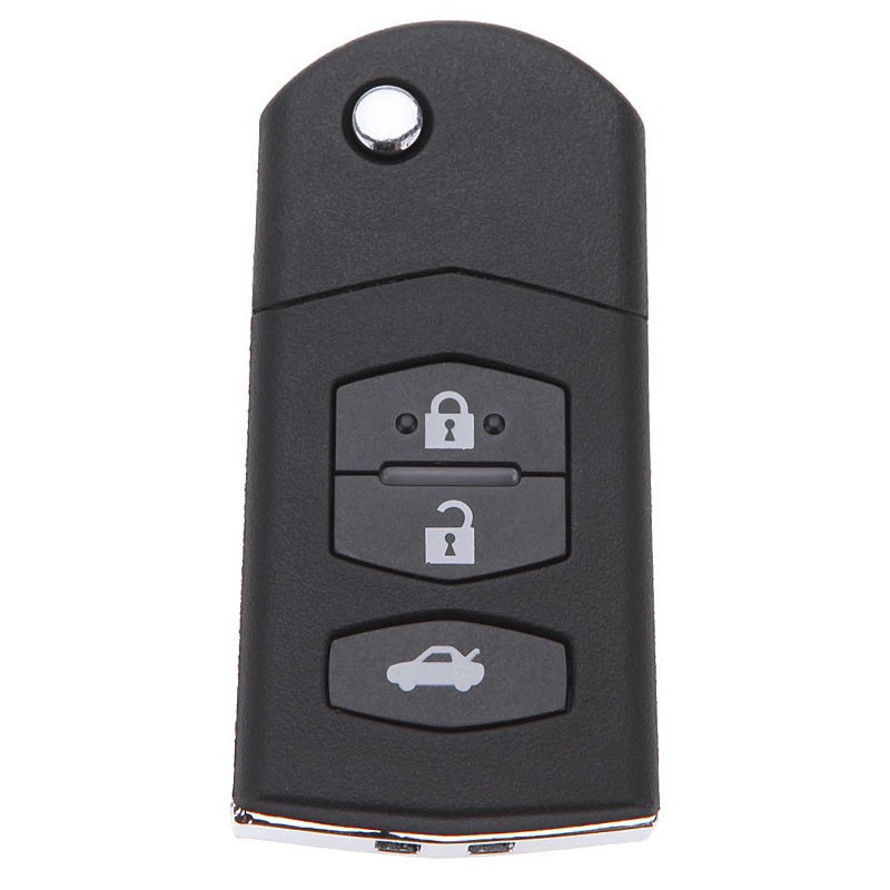 Vỏ Chìa Khóa Điều Khiển Từ Xa 3 Nút Gấp Được Cho MAZDA 2 3 5 6 RX8 MX5