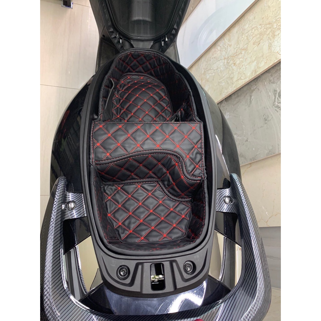 Lót cốp da xe Honda SH từ năm 2020 tới năm 2023 (125cc- 150cc -160cc dùng chung) form cực đẹp, CÓ TÚI để giấy tờ.