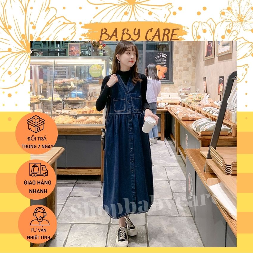 VÁY YẾM BÒ THU ĐÔNG KÈM ÁO THUN XINH XẮN- ĐẦM BẦU CÔNG SỞ DÀI TAY CHẤT ĐẸP DÁNG MAXI CHO MẸ BẦU MẪU MỚI