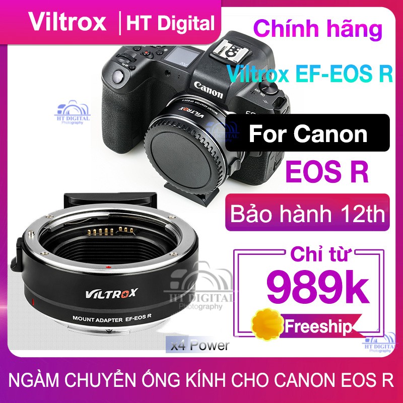 Ngàm Viltrox EF-EOS R - Ngàm Chuyển Đổi Ống Kính Canon Cho EOS R