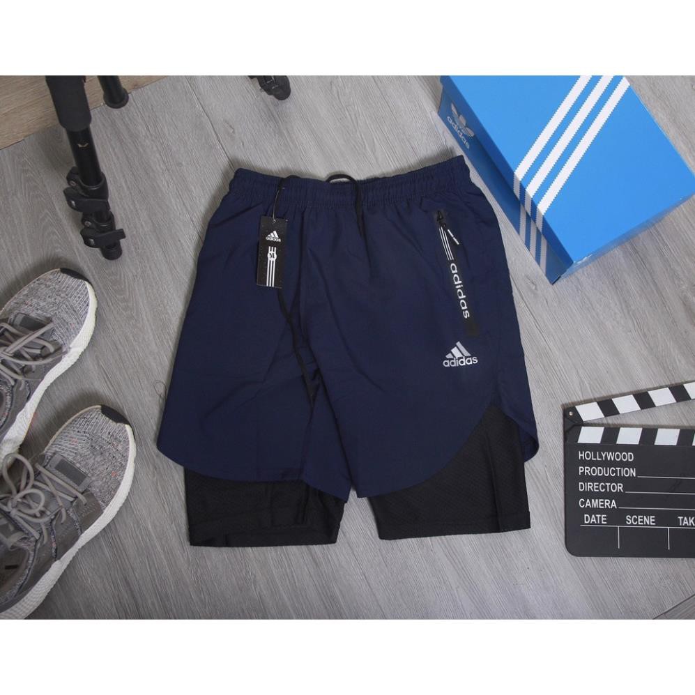 Quần Tập Gym, Thể Thao Nam 2 Lớp Adidas - Phúc Gym Store  ྇