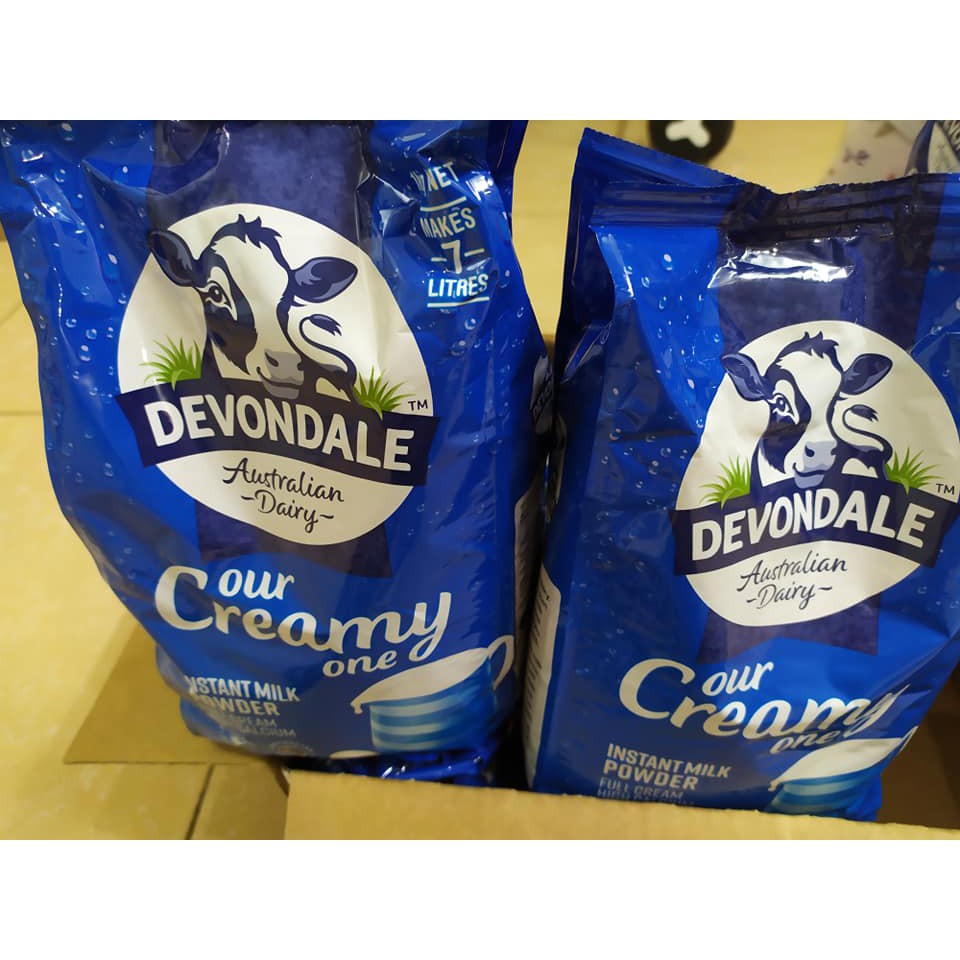 Sữa tươi dạng bột nguyên kem Devondale Full Cream 1kg
