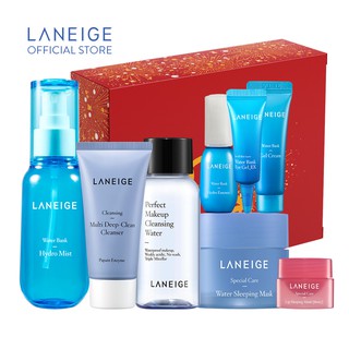 Bộ sản phẩm làm sạch và dưỡng ẩm cho da rạng rỡ Laneige