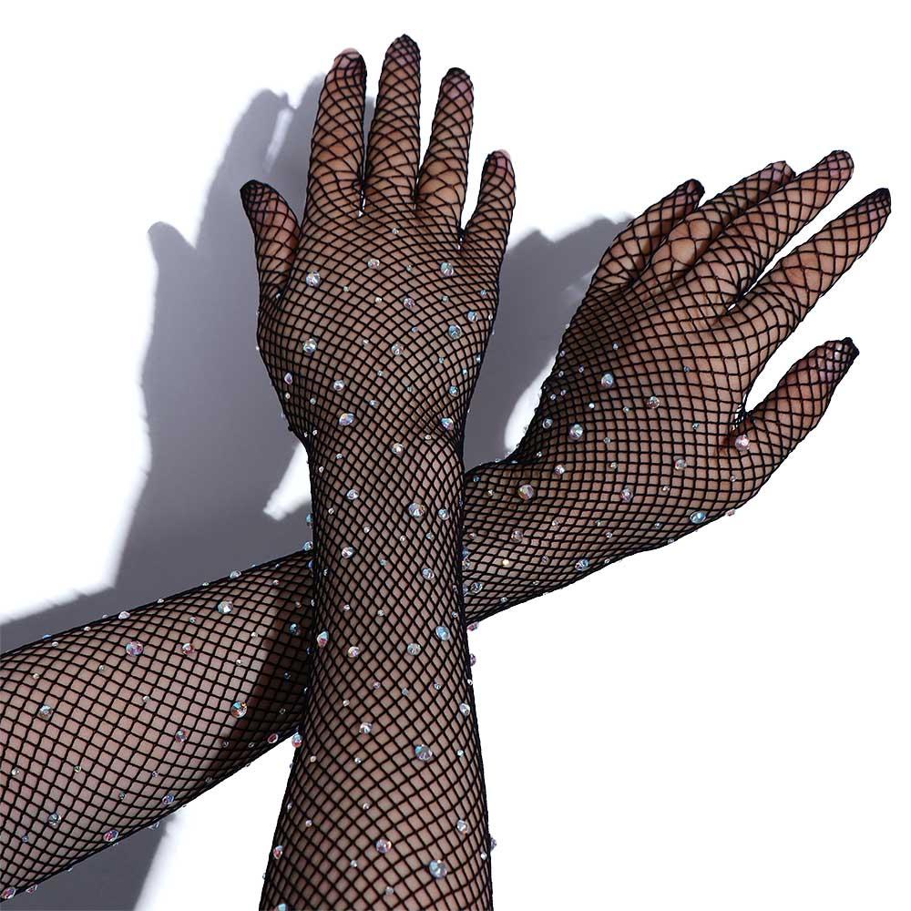 Găng Tay Dạng Lưới Co Giãn WMES15H Thanh Lịch Dành Cho Nữ