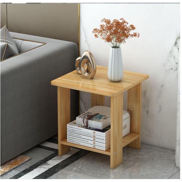 Kệ đầu giường 2 tầng Hình Vuông, kích thước 40cm ,màu sắc tùy chọn TRẮNG/ VÂN GỖ, hàng New 2022