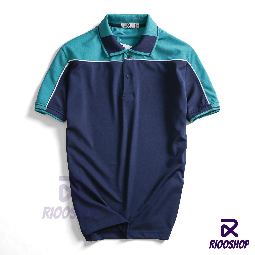 Áo polo cổ điển, áo thun có cổ đẹp, áo phông cộc tay nam đẹp RIOOSHOP