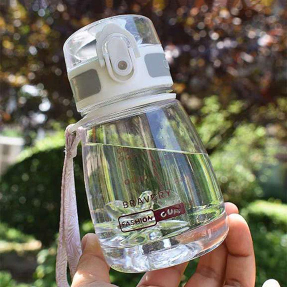 Bình nước MMULCK 400ML bằng nhựa có nắp đậy chống tràn có thể tái sử dụng