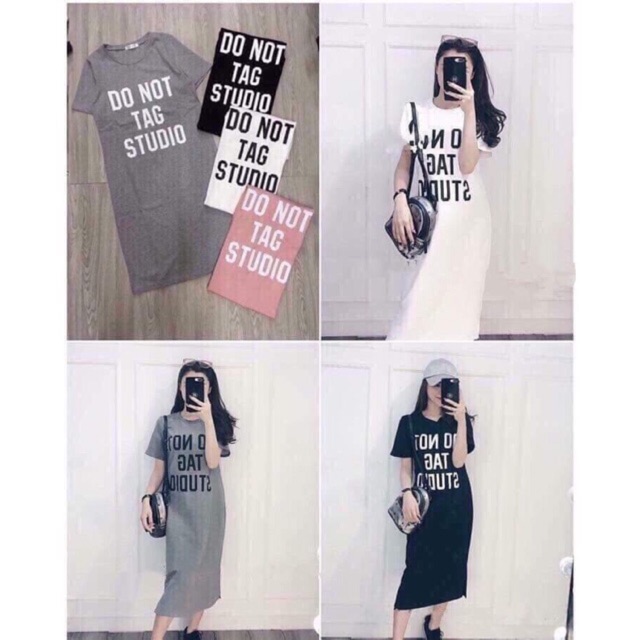 Váy Maxi Thể Thao Dáng Suông DO NOT TAG STUDIO - Chất Thun Cotton - VN21