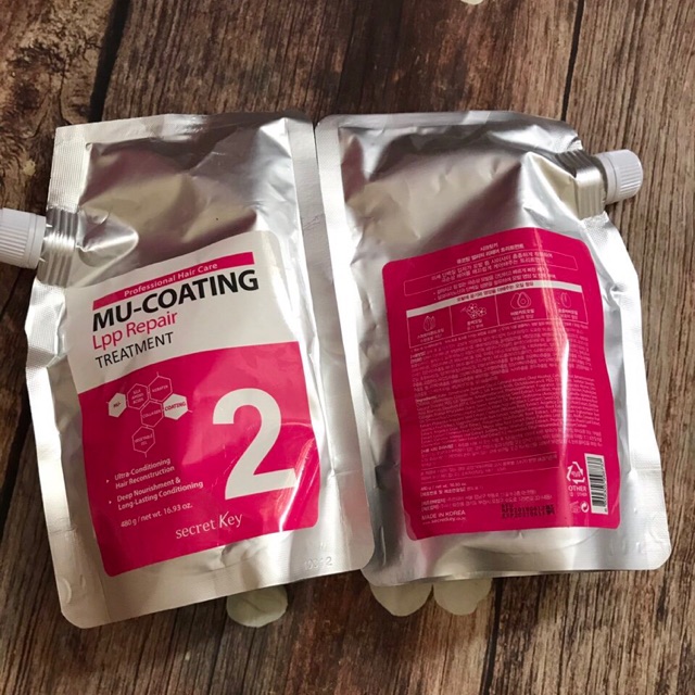 Ủ TÓC PHỤC HỒI HƯ TỔN MU-COATING Secret Key-HÀN QUỐC-480 gr