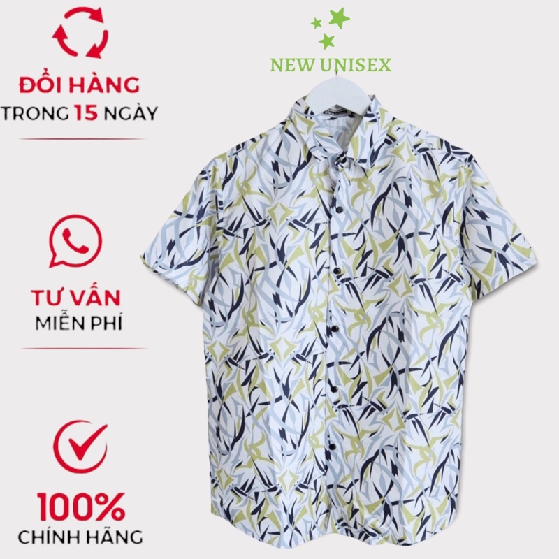 [Hình Thật] Áo Sơ Mi Nam Form Rộng Họa Tiết Hè Đi Biển Cổ Bẻ Thời Trang Thích Hợp Du Lịch, Đi Chơi [NEW UNISEX]