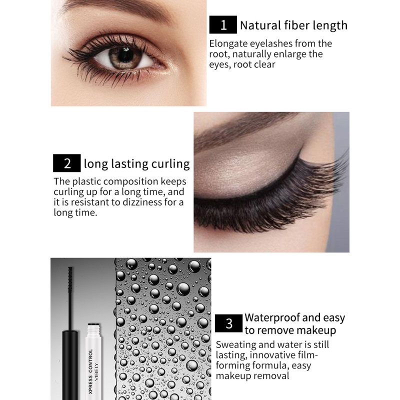 Mascara Sợi Tơ 4D Chống Thấm Nước Và Chống Nhòe Độc Đáo