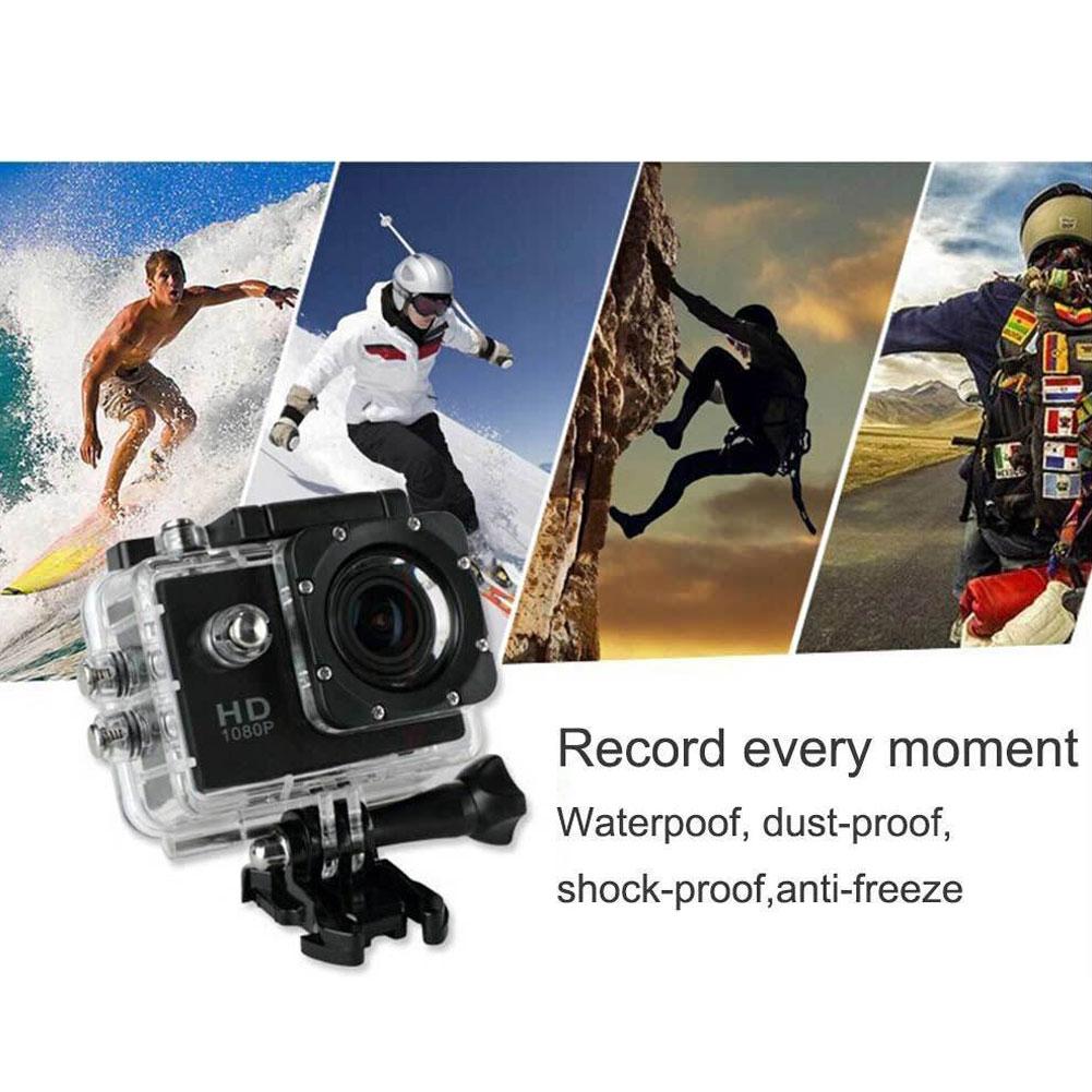 1080P Universal SJ4000 Car Cam Sports Action Camera chống thấm nước 110 ° Full HD Lô