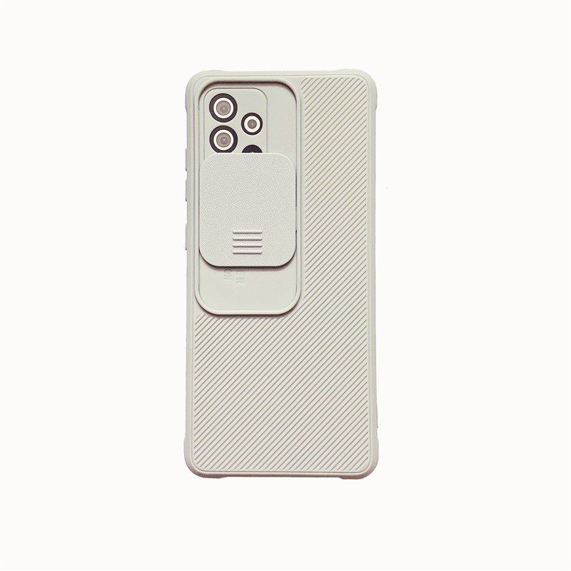 Ốp Điện Thoại Dẻo Có Nắp Trượt Bảo Vệ Camera Cho Samsung A72 A52 A52S A12 M12 A32 4G 5G