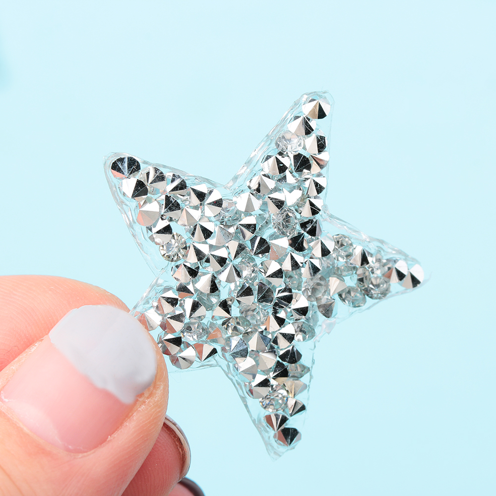 Melodg Mới|Miếng Dán Trang Trí Quần Áo Hình Ngôi Sao Nhiều Màu Sắc DIY