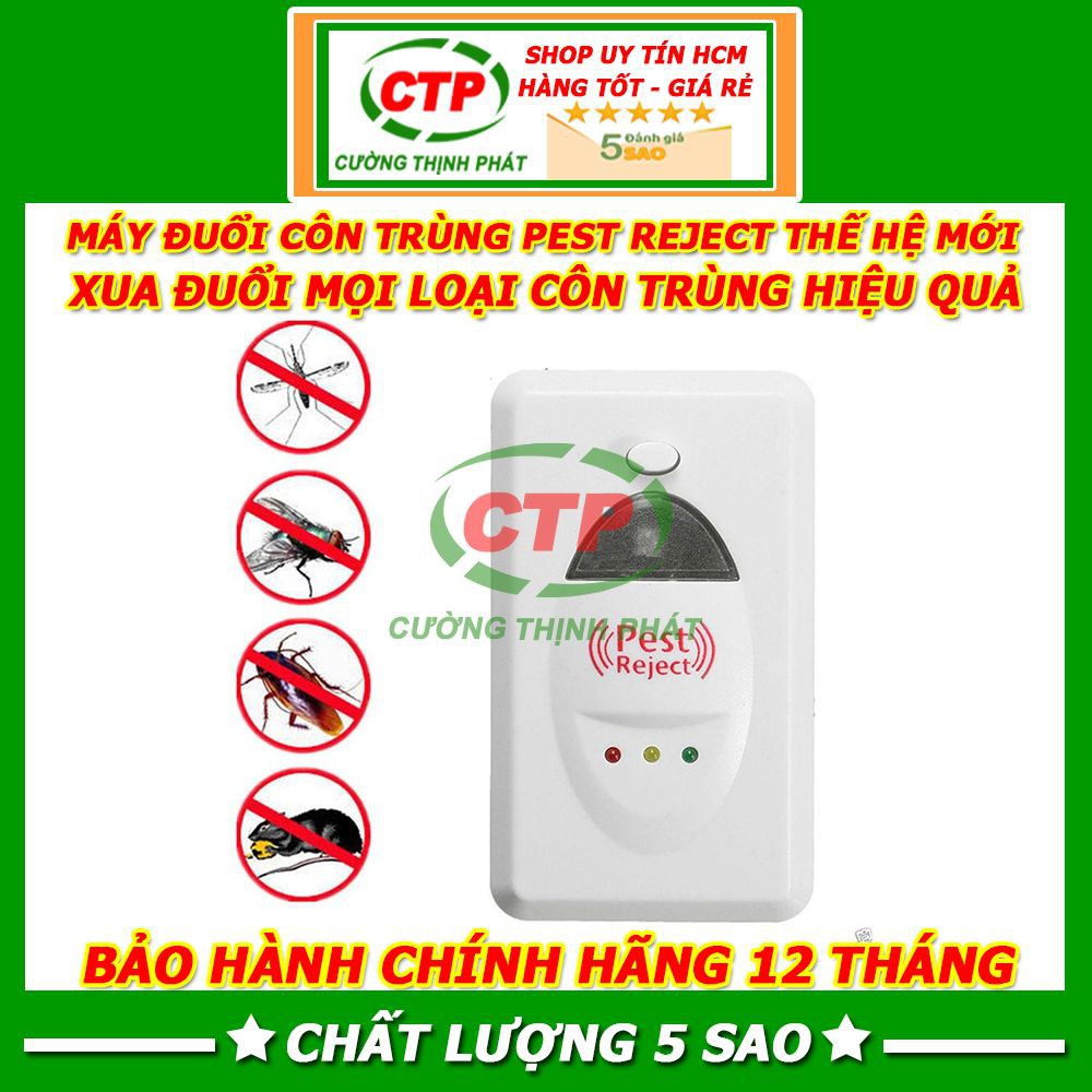 Máy Đuổi Côn Trùng, Thiết Bị Xua Đuổi Côn Trùng Pest Rejeck Loại Tốt