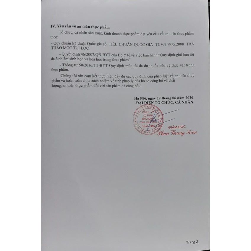 Trà túi lọc Dây Đau Xương Cà Gai Leo Sadu giúp giải độc gan, giảm đau xương khớp (50 túi lọc)