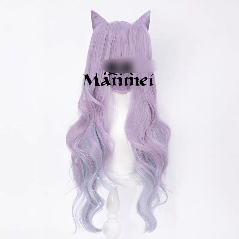 Tóc giả cosplay Keqing Genshin Impact