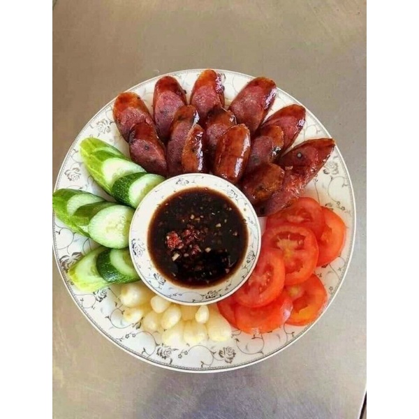 [Combo] 1kg lạp xưởng truyền thống + 1kg lạp xưởng trứng muối Cai Lậy