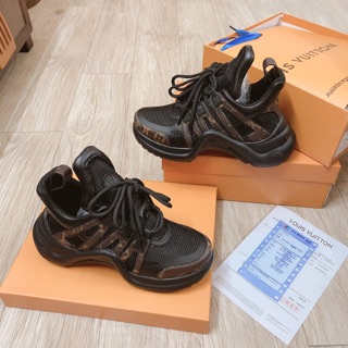 Giày LVs nâu nữ cao cấp (free ship)