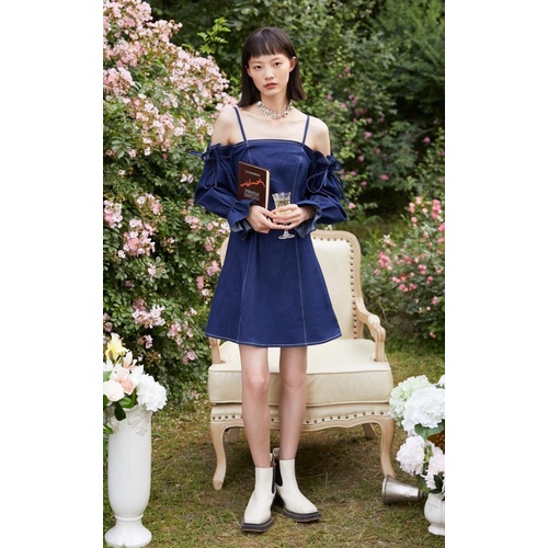 Váy jean nữ dáng chữ A  Vero moda