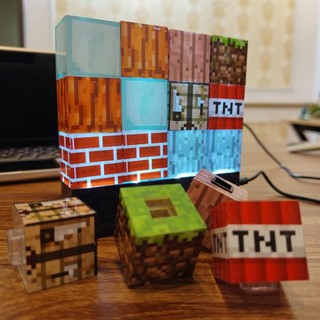 Mô hình Minecraft block buiding light chính hãng