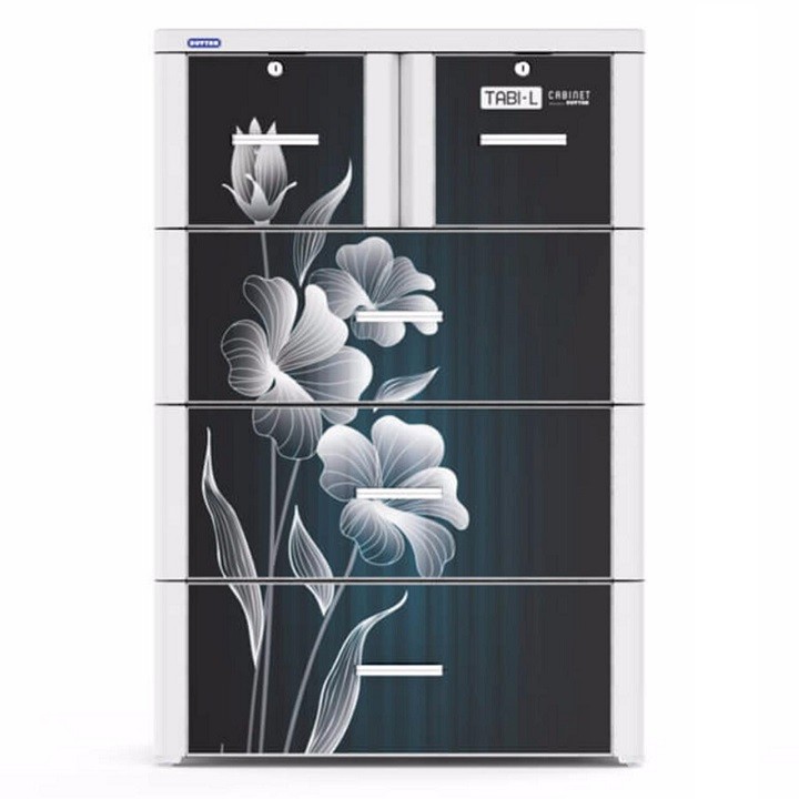 Tủ nhựa Duy Tân Tabi L 4 tầng 5 ngăn 0259/4 (Nhiều màu)