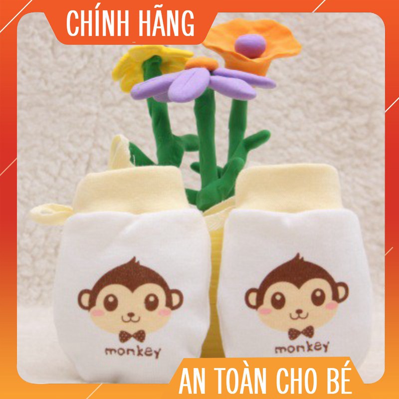 Sét Bao Tay, Bao Chân Cao Cấp Cho Bé Sơ Sinh Len Lưới.