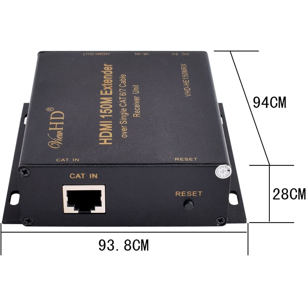 HDMI Extender lên đến 150m bằng cáp mạng CAT5E,6 FJGEAR FJ150 FJGEAR FJ150