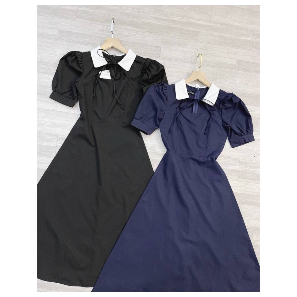 DKNTK01 Đầm Dự Tiệc Cổ Sen Hàn Quốc Bigsize Quỳnh Anh Từ 50kg Đến 100kg (M/L/XL/XXL)