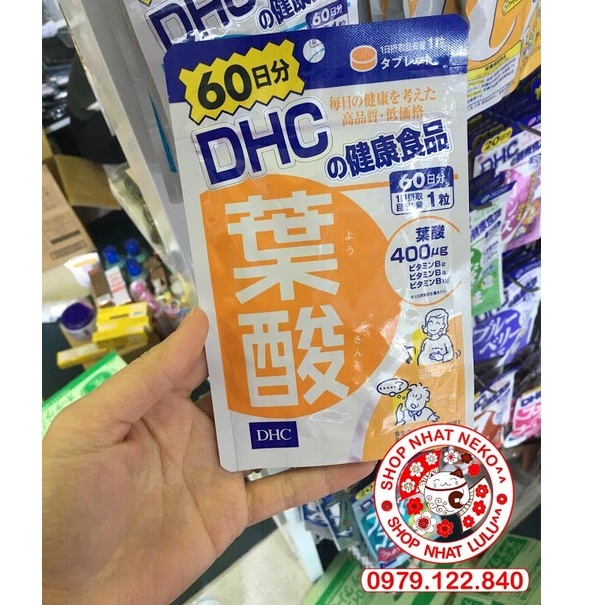 Viên uống Vitamin dành cho Bà bầu Folic A.c.i.d hàng Nhật nội địa 60 viên 60 ngày mã vạch 4511413405741