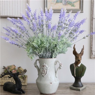 Hoa lụa-Cụm hoa Lavender 50cm cực đẹp