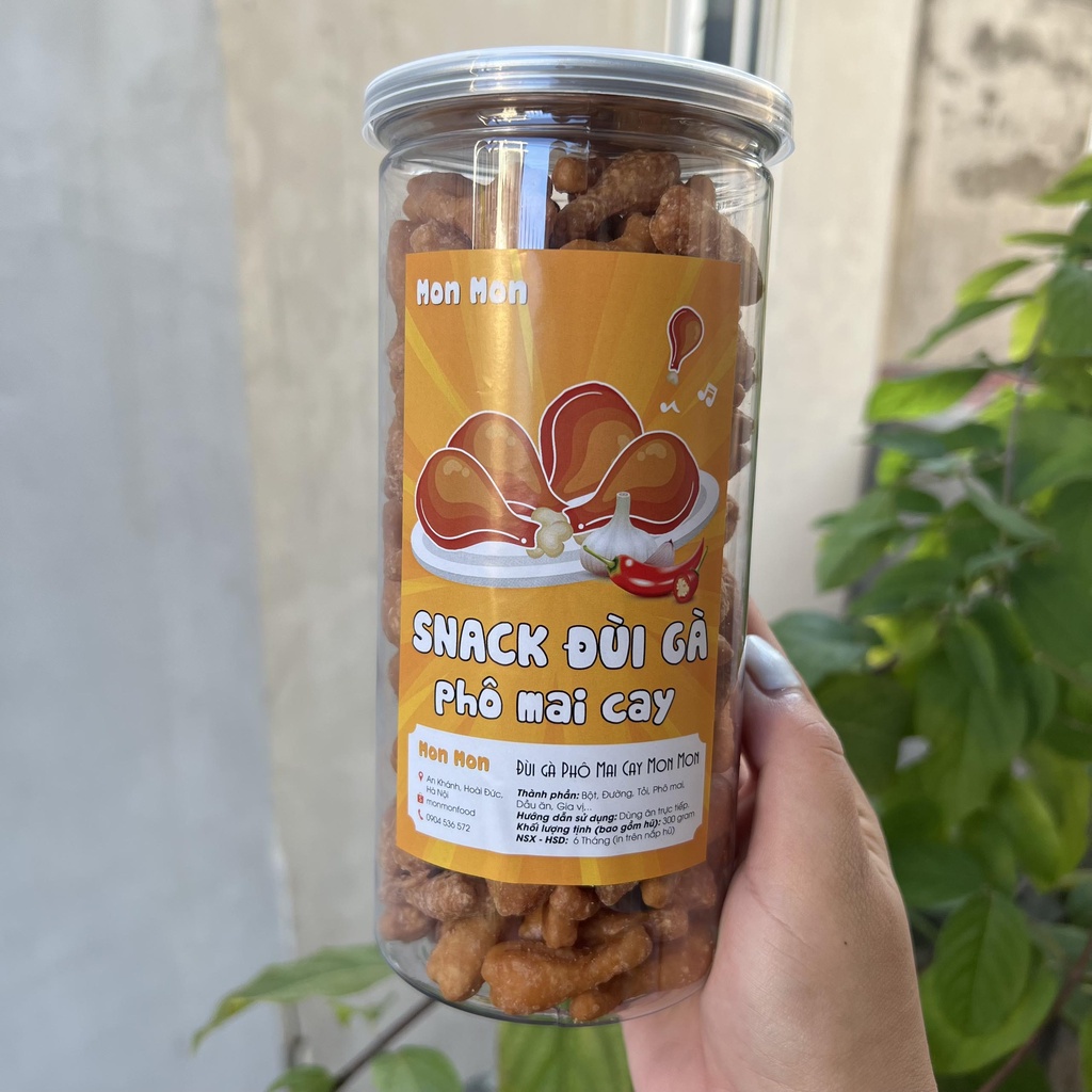 Đùi gà phô mai cay 300gr MonMon Food Đồ ăn vặt Hà Nội