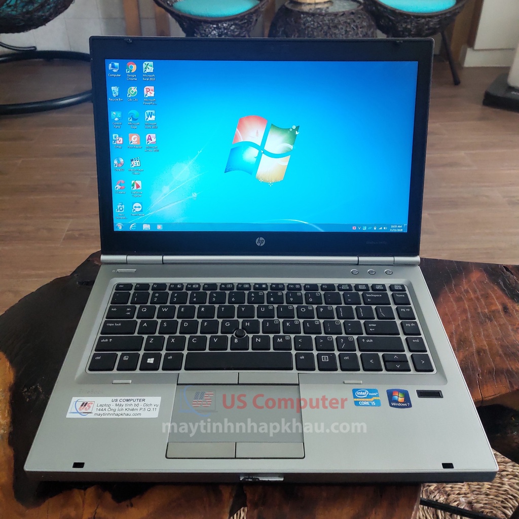 Laptop HP Elitebook 8470p: Core i5 / Ram 4G / Ssd 120G / 14 inch