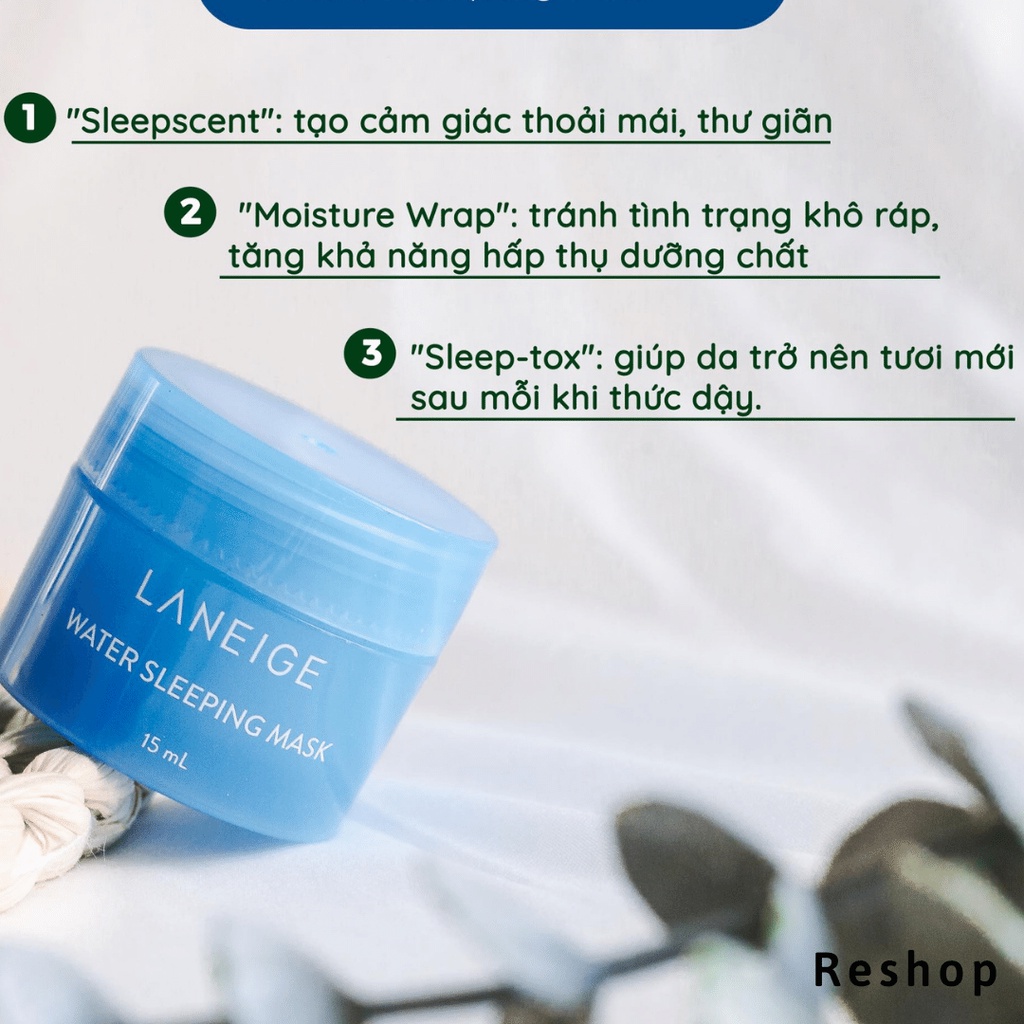 Mặt nạ ngủ tăng khả năng tự vệ của da LANEIGE Water Sleeping Mask EX