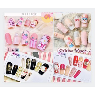 Tổng Hợp Hoạt hình/Hello Kitty NailBox - Móng Úp Thiết Kế, Móng Giả dán móng tay Nail