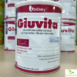 Sữa Gluvita 400g (dinh dưỡng cho người bệnh tiểu đường) Date 2023