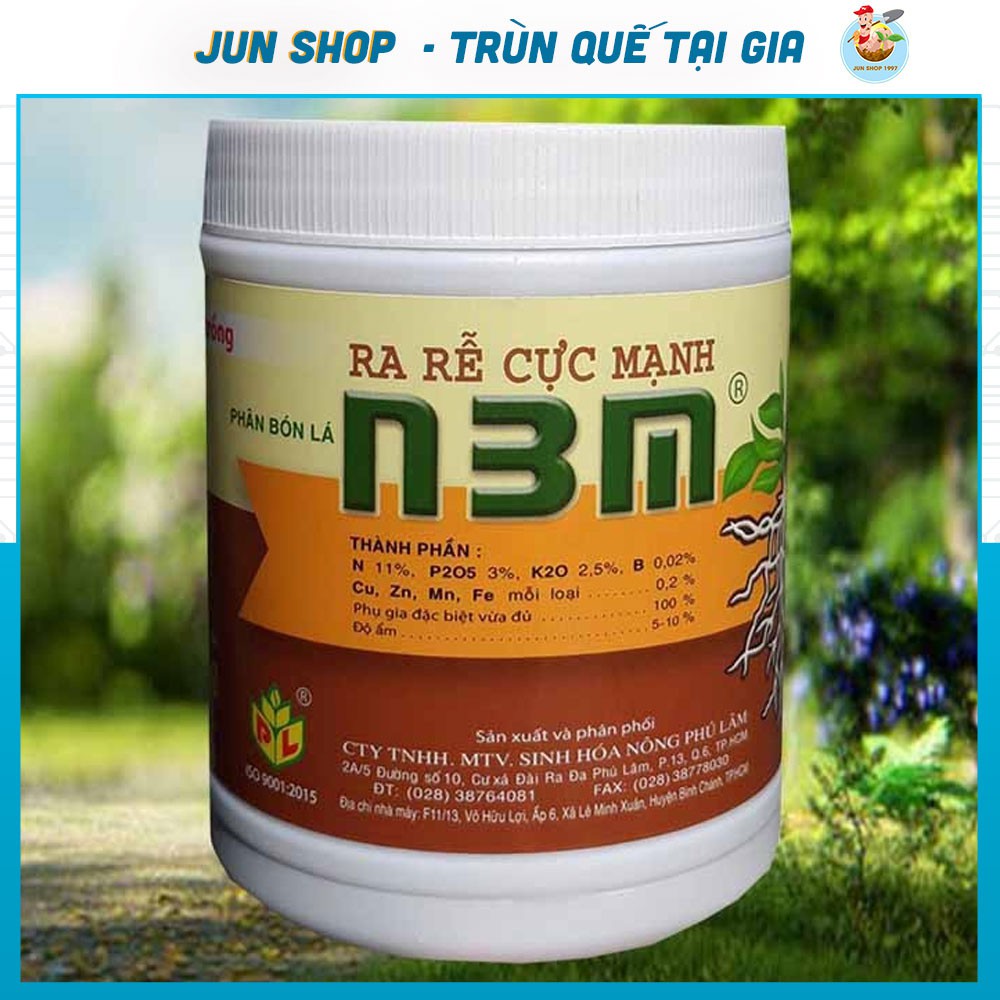 Kích Thích Ra Rễ Cực Mạnh N3M hộp 500g, Bón Lá