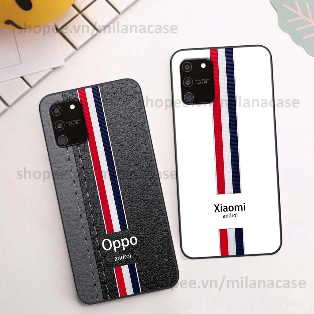 Ốp Samsung S10 Lite in giả da phong cách thể thao, cá tính, thời trang