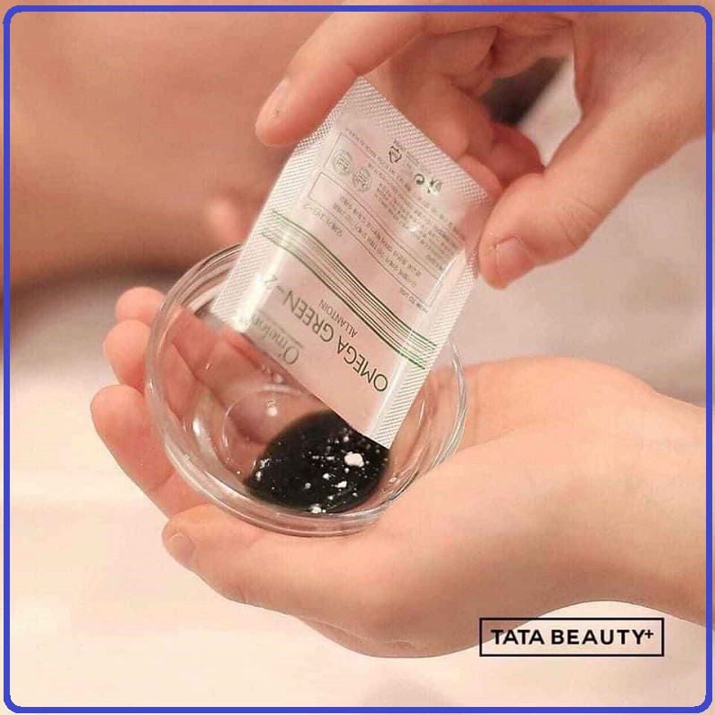 Bộ chăm sóc da dầu Omega green Omelon Hàn Quốc bộ 10 mặt