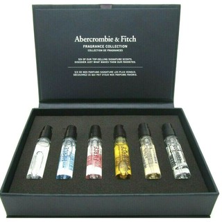 Set nước hoa nam ABERCROMBIE & FITCH FRAGRANCE COLLECTION MEN 6 PIECE VIAL SET