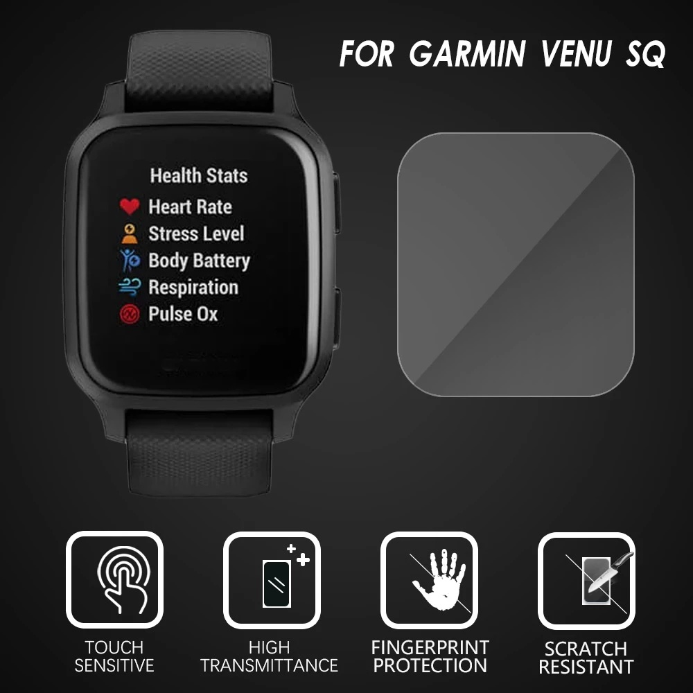 Kính Cường Lực Bảo Vệ Màn Hình Cho Đồng Hồ Garmin Venu Sq