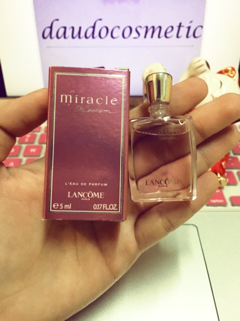 Chính Hãng . [mini] Nước hoa Lancome Miracle Blossom L'eau De Parfume EDP 5ml Chuẩn Auth 1