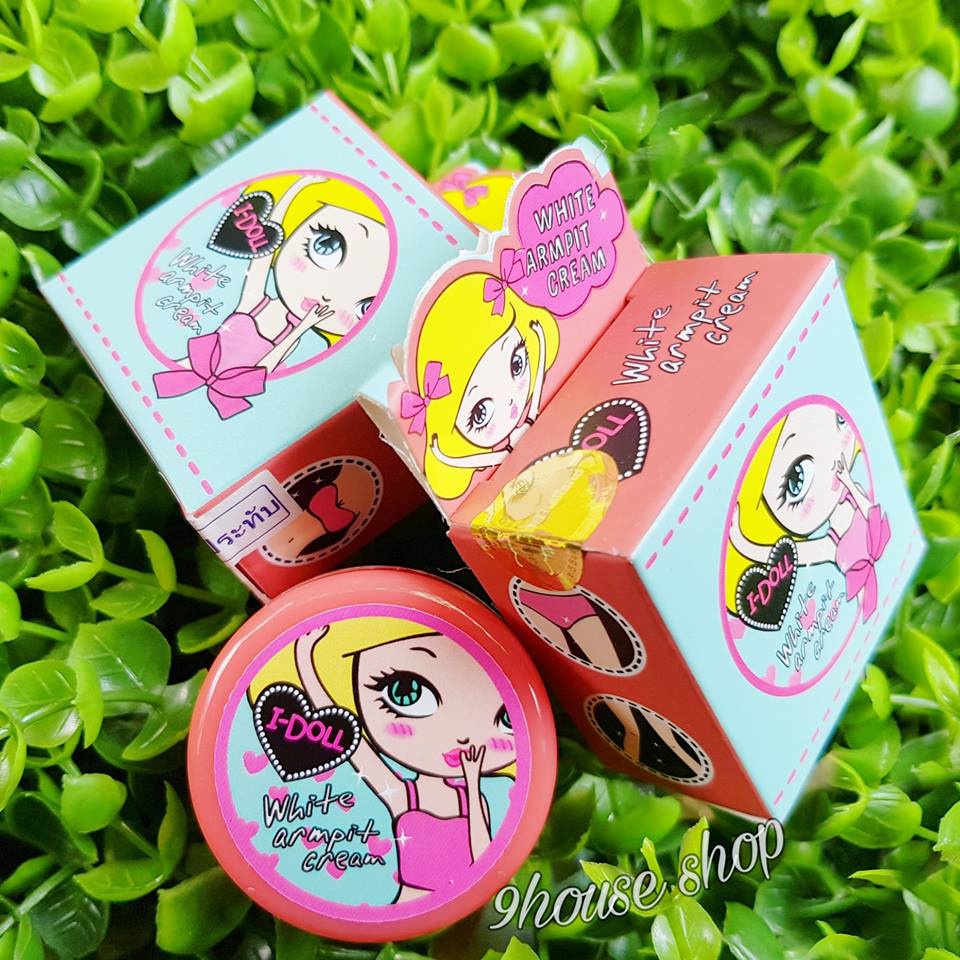 Bộ 6 Kem I-doll White Armpit dưỡng trắng vùng da thâm sạm (nách,khuỷu tay, đầu gối, bikini...)