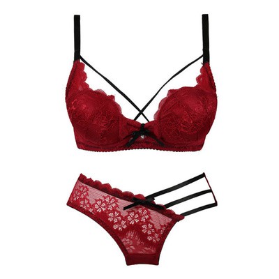 Bộ đồ lót phối ren bèo mút xoài có gọng đệm vừa quyến rũ